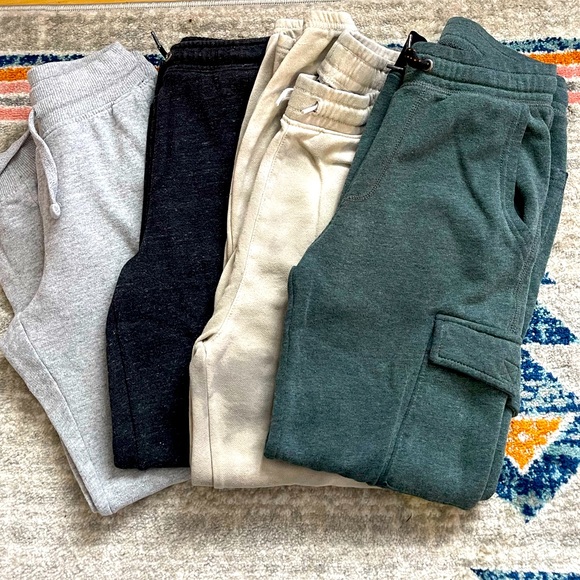 Old Navy Other - 4 Pairs of Boy’s Size 10-12 Jogger Sweatpants